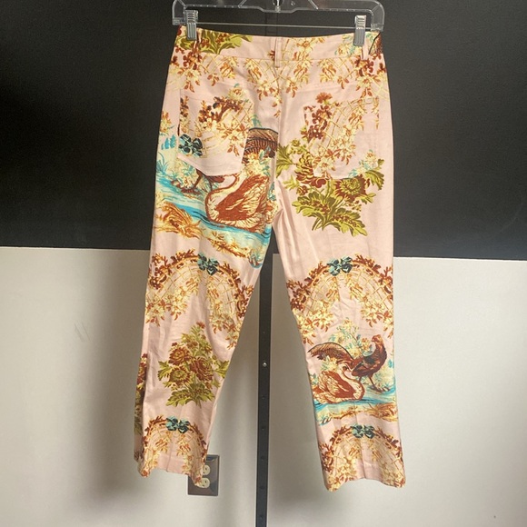 Etcetera pink print cropped pant size 2 - Picture 6 of 6
